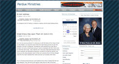 Desktop Screenshot of perdueministries.com